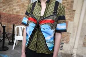Backstage at Givenchy Men's Spring 2017