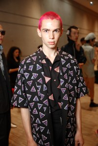 Backstage at Kenzo Men's Spring 2017