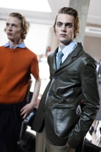 Backstage at Marni Men's Spring 2016