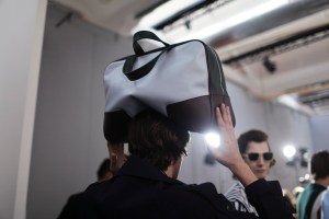 Backstage at Marni Men's Spring 2016
