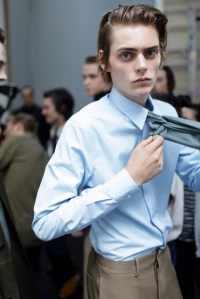 Backstage at Marni Men's Spring 2016