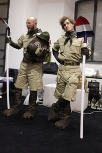 Backstage Moncler Men's Spring 2017