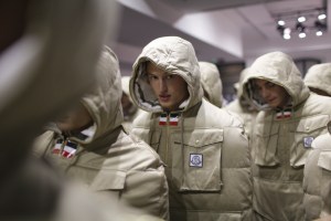 Backstage Moncler Men's Spring 2017