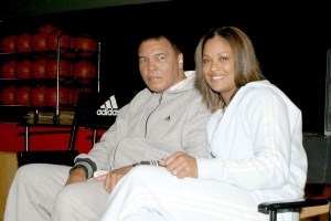 Muhammad Ali and daughter Laila Ali