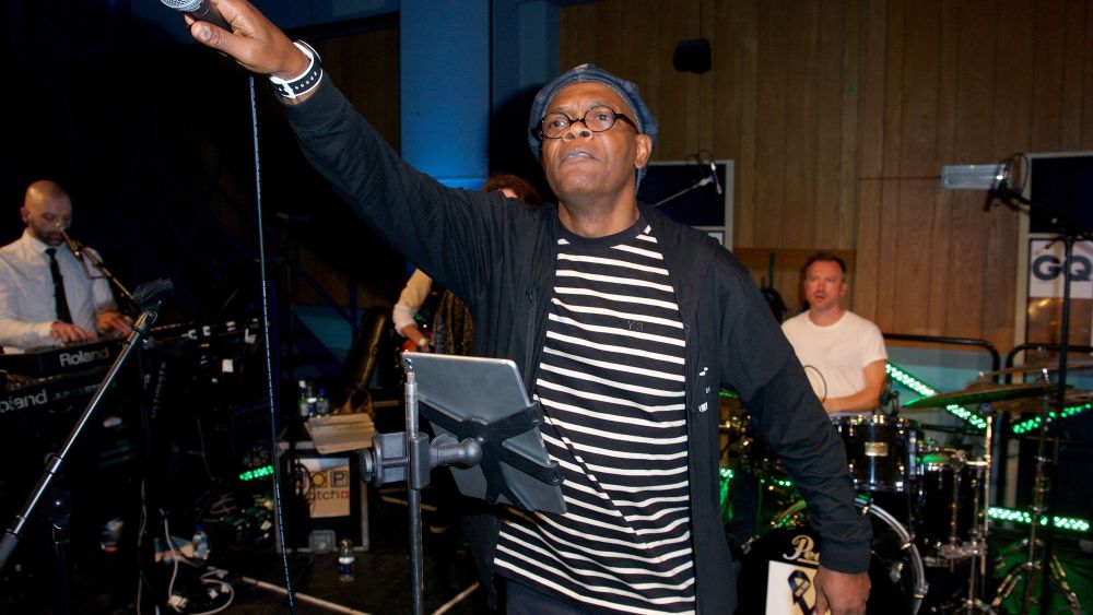 Samuel L Jackson one for the boys karaoke night lcm ss17