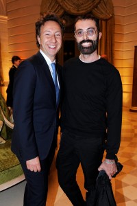 Stéphane Bern and Giambattista Valli