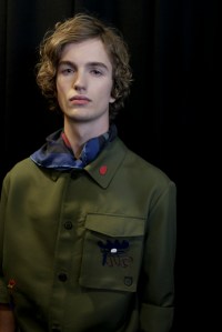 Backstage at Salvatore Ferragamo Men's Spring 2017