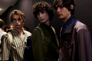 Backstage at Salvatore Ferragamo Men's Spring 2017