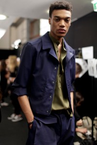 Backstage at Salvatore Ferragamo Men's Spring 2017