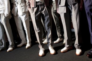 Backstage at Salvatore Ferragamo Men's Spring 2017