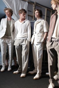Backstage at Salvatore Ferragamo Men's Spring 2017