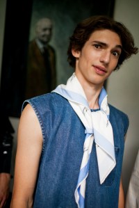 Backstage at Sunnei Men's Spring 2017