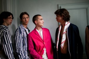 Backstage at Sunnei Men's Spring 2017
