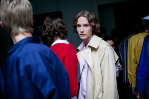 Backstage at Sunnei Men's Spring 2017