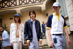 Backstage at Sunnei Men's Spring 2017