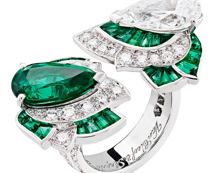 A design from the Émeraude en Majesté collection by Van Cleef & Arpels