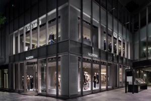 The Valentino store in Tokyo