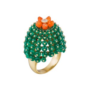 A ring from the Cactus de Cartier collection