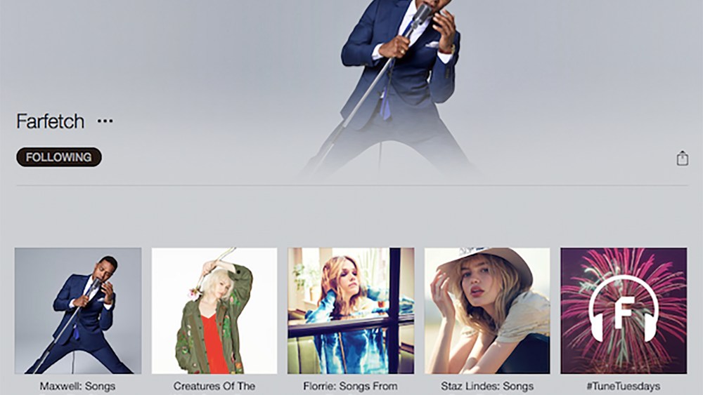 Apple Music Farfetch.com
