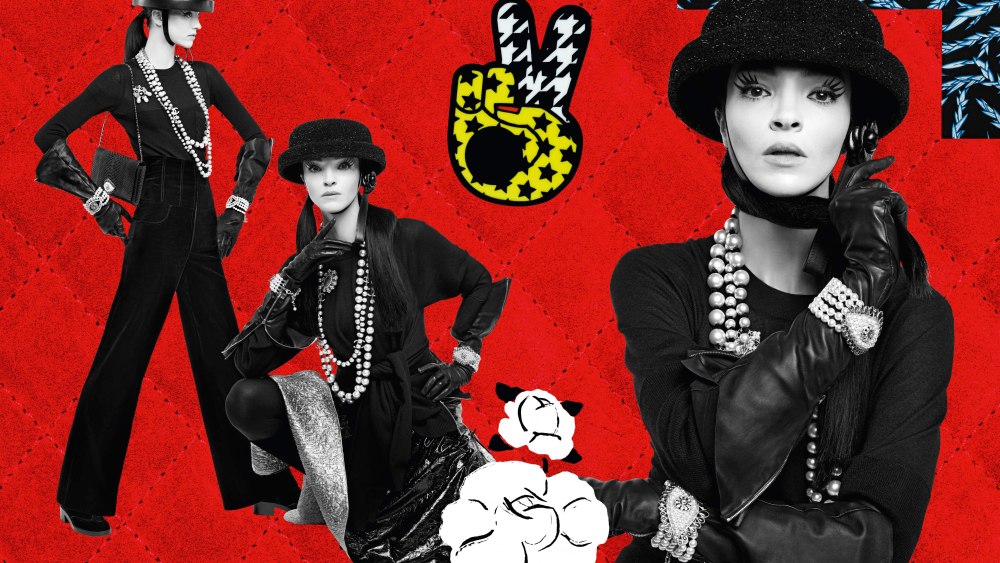 Karl Lagerfeld Does Colorful Collages for Chanel Ads