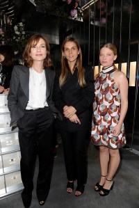 Isabelle Huppert, Gaia Repossi and Melanie Thierry