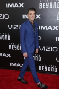 Star Trek Beyond Premiere Red Carpet Zachary Quinto