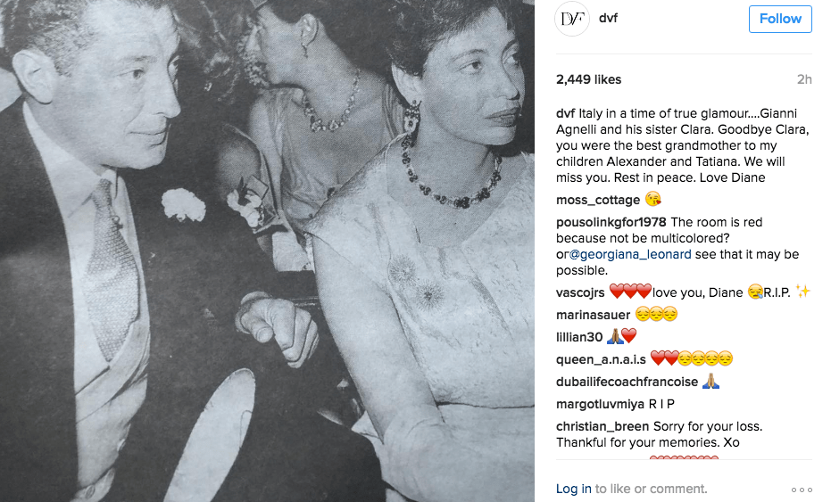 clara agnelli dvf