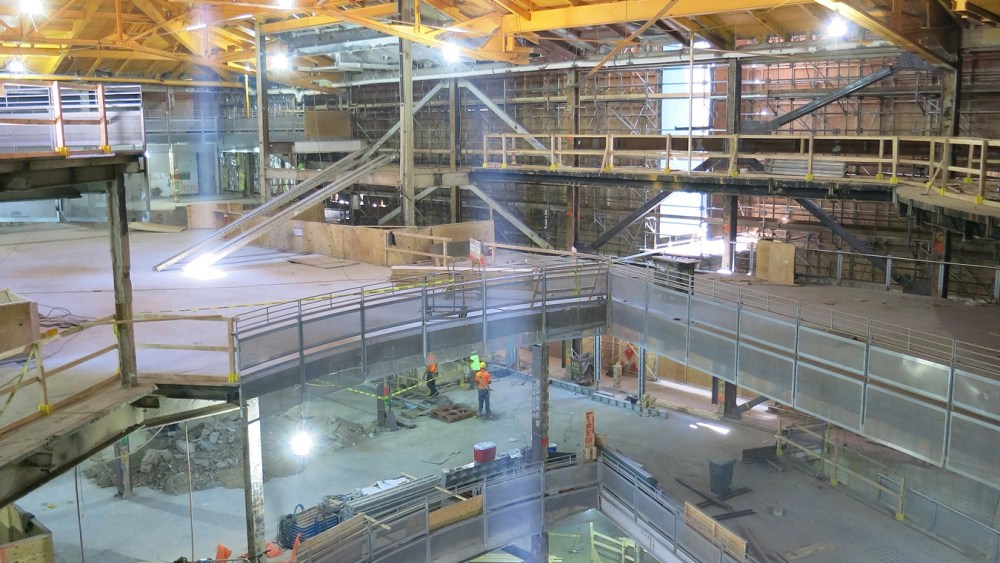 Bow Tie Building Renovation on Track, Gap and Old Navy Stores Lined Up