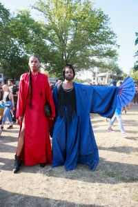 At the Afropunk Fest in Brooklyn.