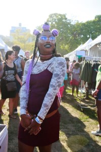 At the Afropunk Fest in Brooklyn.