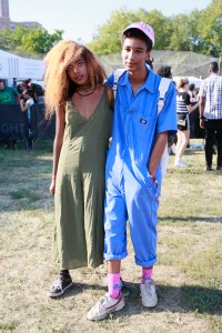 At the Afropunk Fest in Brooklyn.