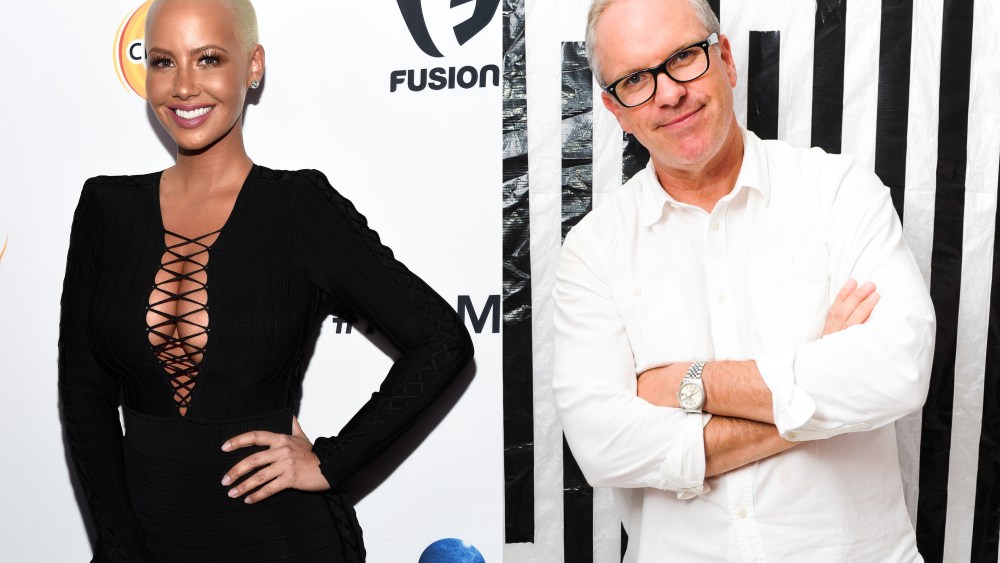 Amber Rose and Donald Robertson.