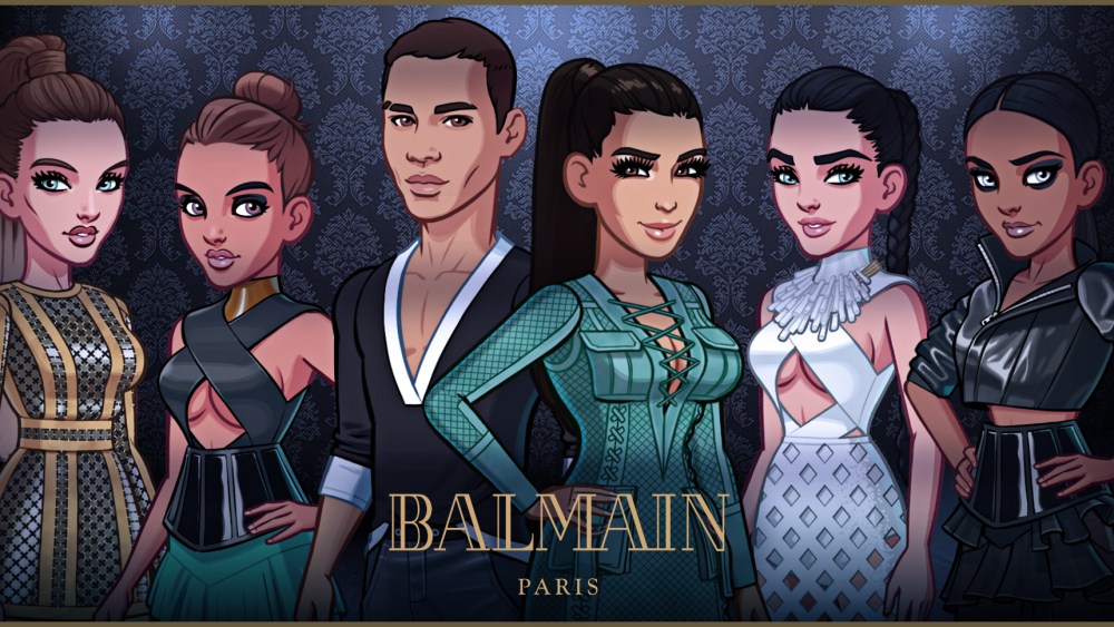 Balmain Paris adds spring/summer 2016 looks to Kim Kardashian: Hollywood game.