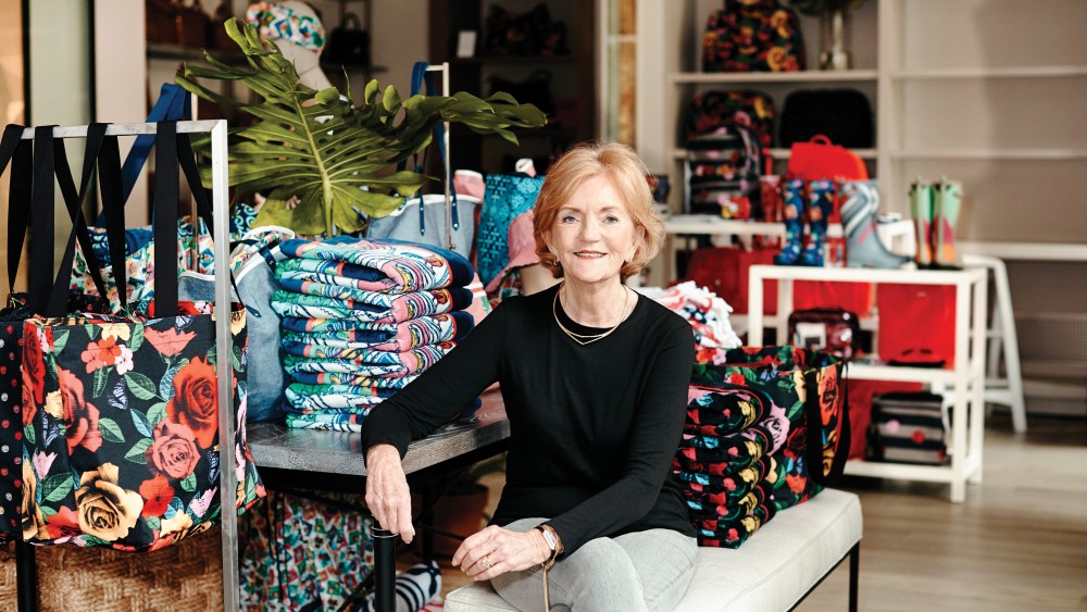 Barbara Bradley Baekgaard in Vera Bradley's New York Store