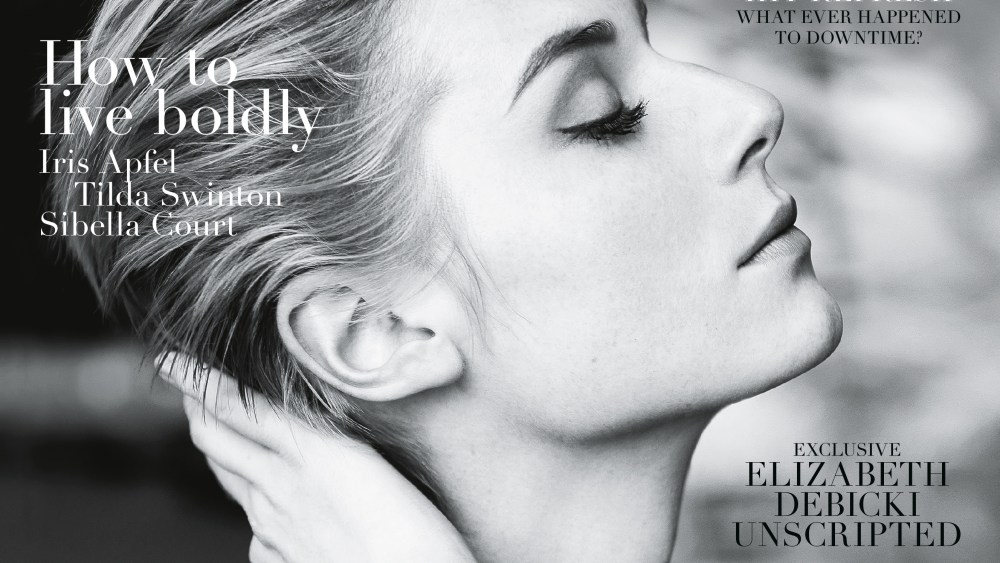 The inaugural issue of Jones magazine featuring Elizabeth Debicki