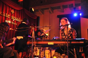Chara performing at the Kate Spade event in Tokyo
