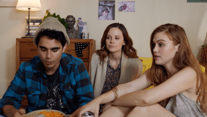 Max Minghella, Sarah Ramos, Holland Roden in "Fluffy"