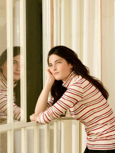A look from the Inès de la Fressange collection for Petit Bateau