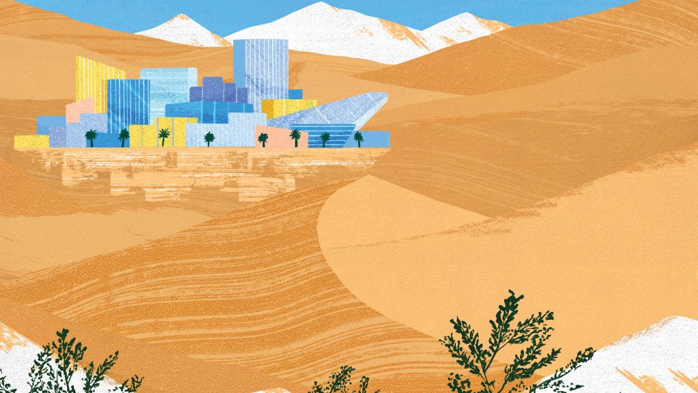 Malls Rising in the Saudi Arabian Desert