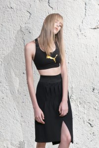 A look from the Johanna Ho-designed capsule collection for Puma.