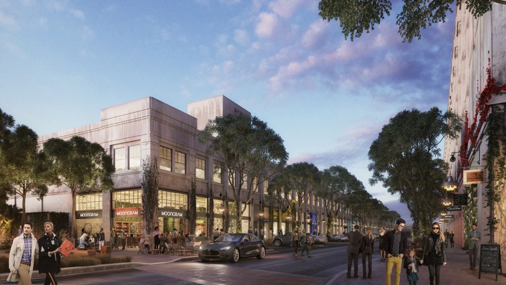 A rendering of the Row DTLA project in Los Angeles.