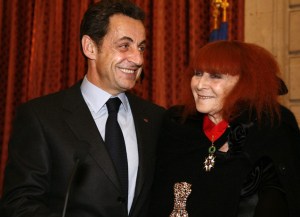 Nicholas Sarkozy and Sonia Rykiel