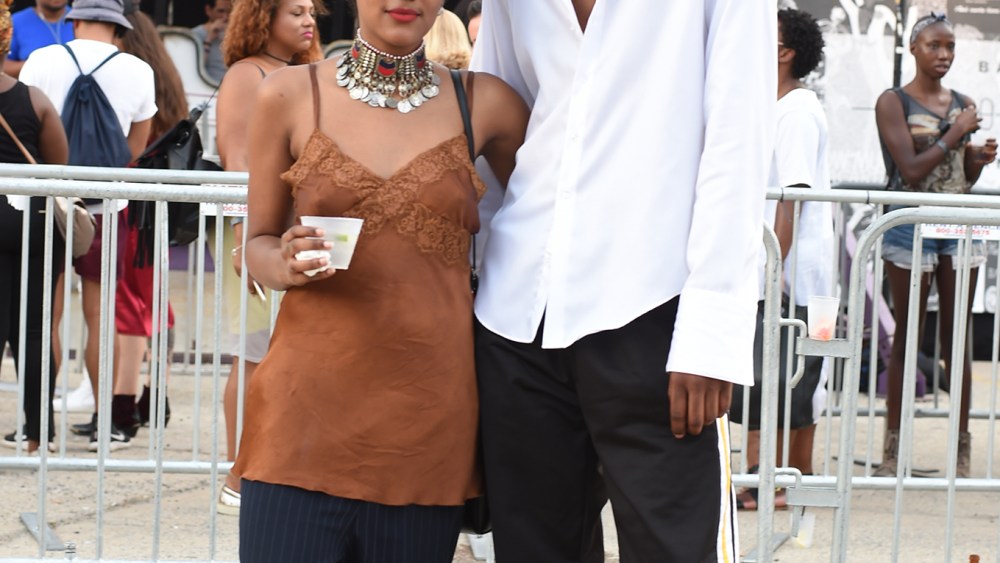 Street style at the Bacardi x The Dean Collection: No Commission art and music show.