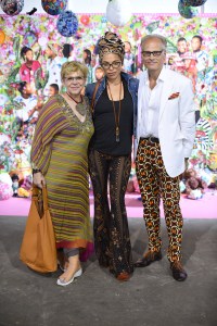 Street style at the Bacardi x The Dean Collection: No Commission art and music show.