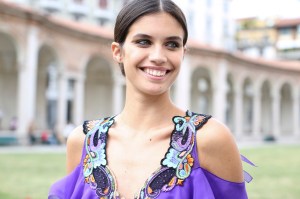 Backstage at Alberta Ferretti Spring 2017
