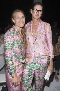 Courtney Crangi and Jenna Lyons front row at Altuzarra RTW Spring 2017