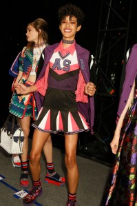 Backstage at Anna Sui RTW Spring 2017