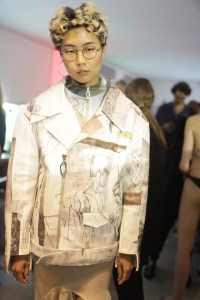 Backstage at Anne Sofie Madsen RTW Spring 2017
