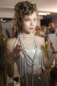 Backstage at Anne Sofie Madsen RTW Spring 2017
