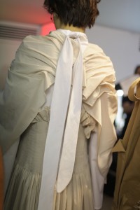 Backstage at Anne Sofie Madsen RTW Spring 2017